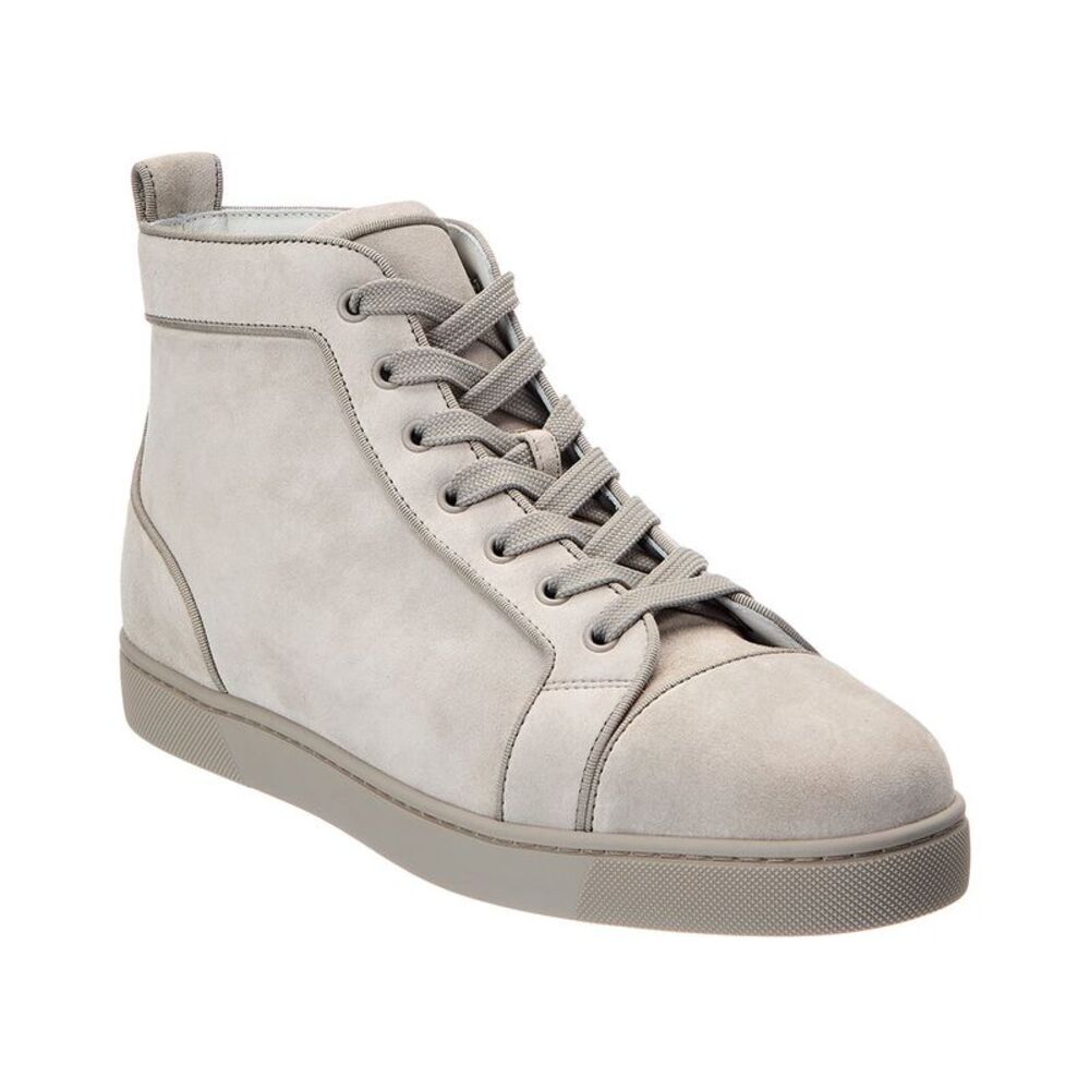 Christian Louboutin Louis Orlato Suede Sneaker, Grey